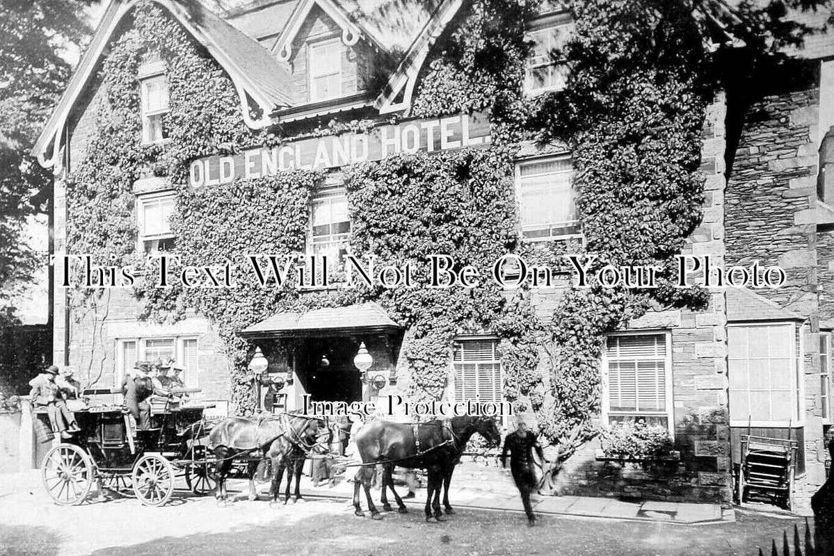 CU 1843 - Old England Hotel, Bowness On Windermere, Cumbria