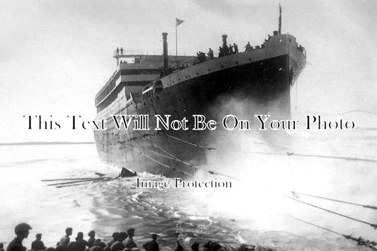 CU 1849 - Launch Of TSS Orford, Barrow Shipyard, Cumbria