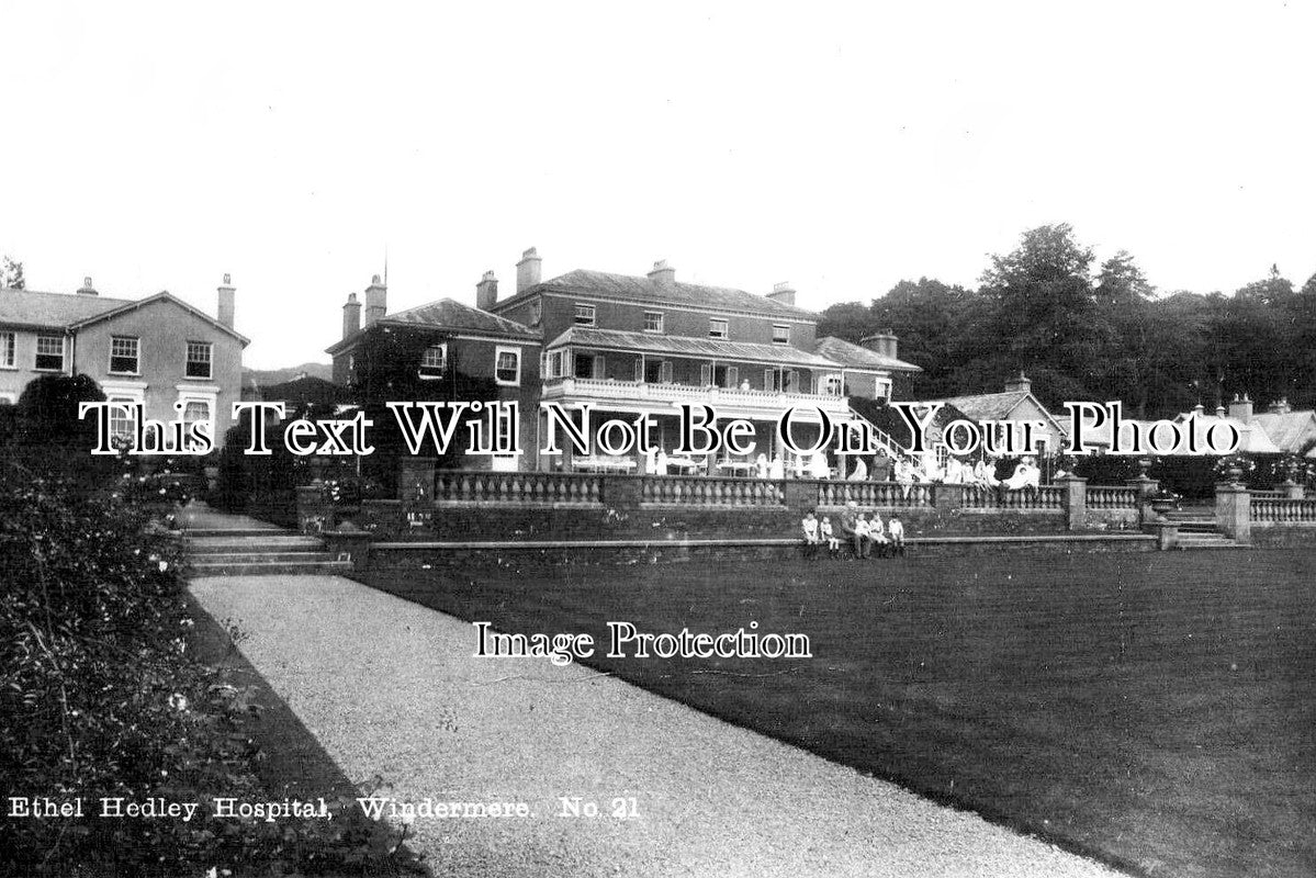 CU 1870 - Ethel Hedley Hospital, Windermere, Cumbria c1912