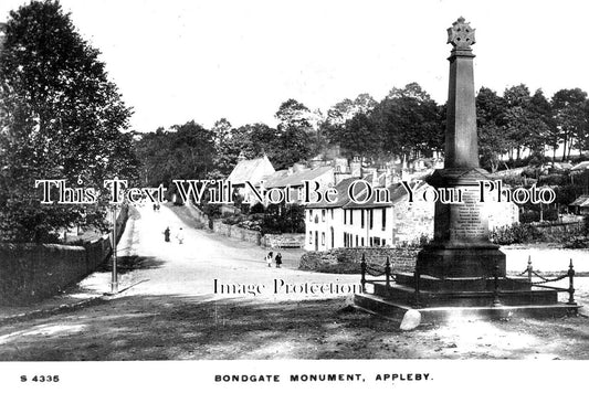 CU 1871 - Bondgate Monument, Appleby, Cumbria