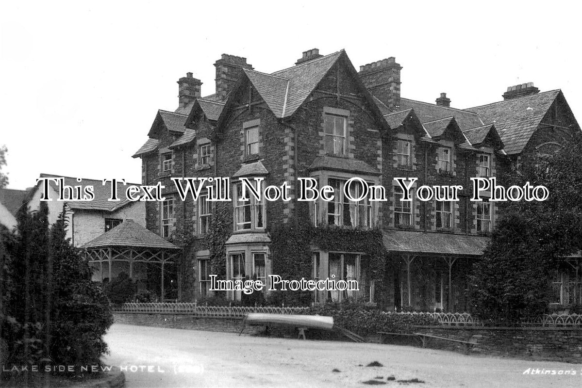 CU 1877 - Lakeside New Hotel, Cumbria c1911