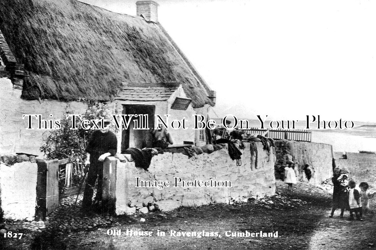 CU 1896 - Old House In Ravenglass, Cumbria