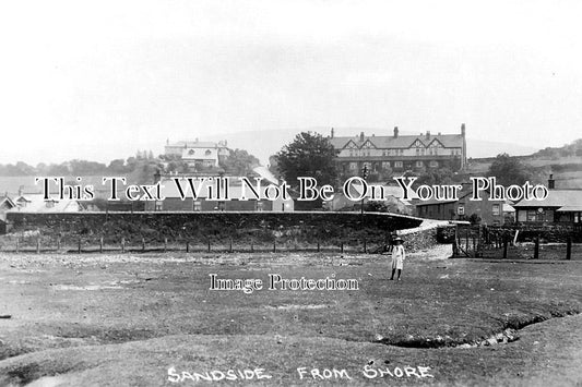 CU 1904 - Sandside From Shore, Cumbria