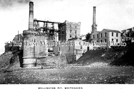 CU 1930 - Wellington Pit Coal Mine Colliery, Whitehaven, Cumbria