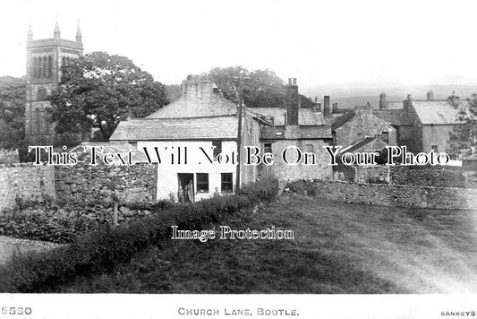 CU 1948 - Church Lane, Bootle, Cumbria c1929