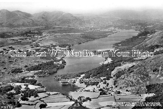 CU 1949 - Coniston Water Looking North, Cumbria