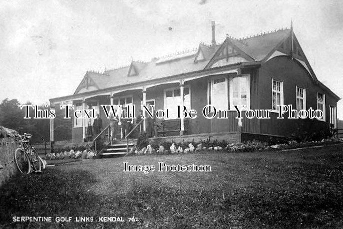 CU 196 - Serpentine Golf Links, Kendal Golf Course, Brunskill, Cumbria c1905