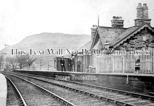 CU 1981 - Staveley Railway Station, Cumbria c1906