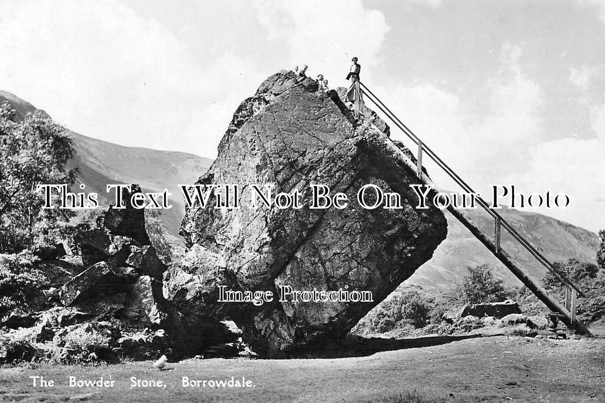 CU 1986 - The Bowder Stone, Borrowdale, Cumbria