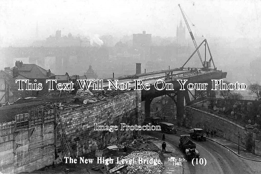 CU 202 - The New Tyne Bridge, Gateshead, Newcastle 1927