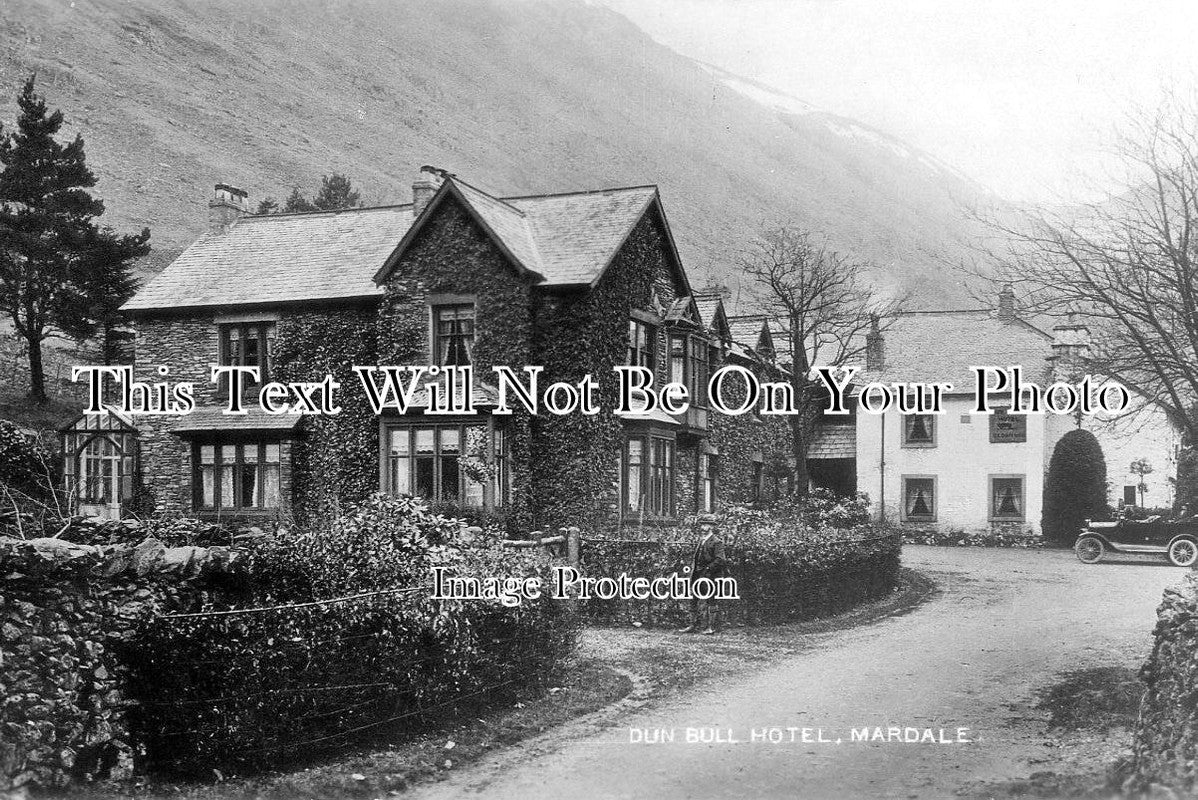 CU 2031 - Dun Bull Hotel, Mardale, Haweswater Reservoir, Cumbria