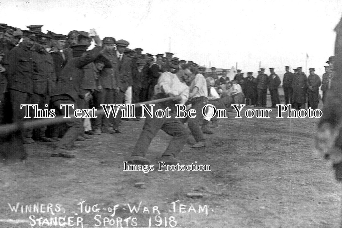 CU 2035 - Tug Of War Team, Stanger Sports, Cumbria 1918 WW1