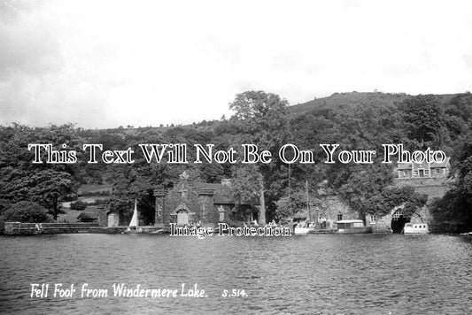 CU 2053 - Fell Foot From Windermere Lake, Cumbria