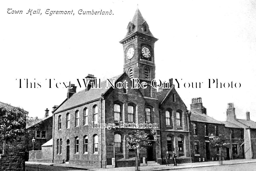 CU 2076 - Town Hall, Egremont, Cumbria c1915