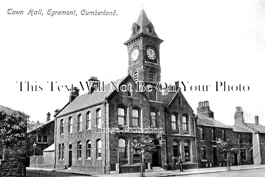 CU 2076 - Town Hall, Egremont, Cumbria c1915