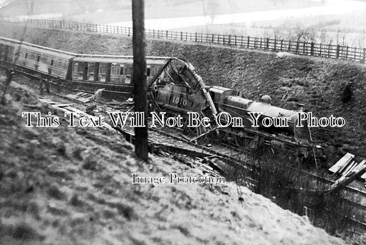 CU 2078 - Little Salkeld Railway Accident, Lazonby, Penrith, Cumbria c1918