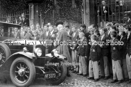 CU 210 - HRH Prince Of Wales At St Bees School, Cumbria, Cumberland 1926