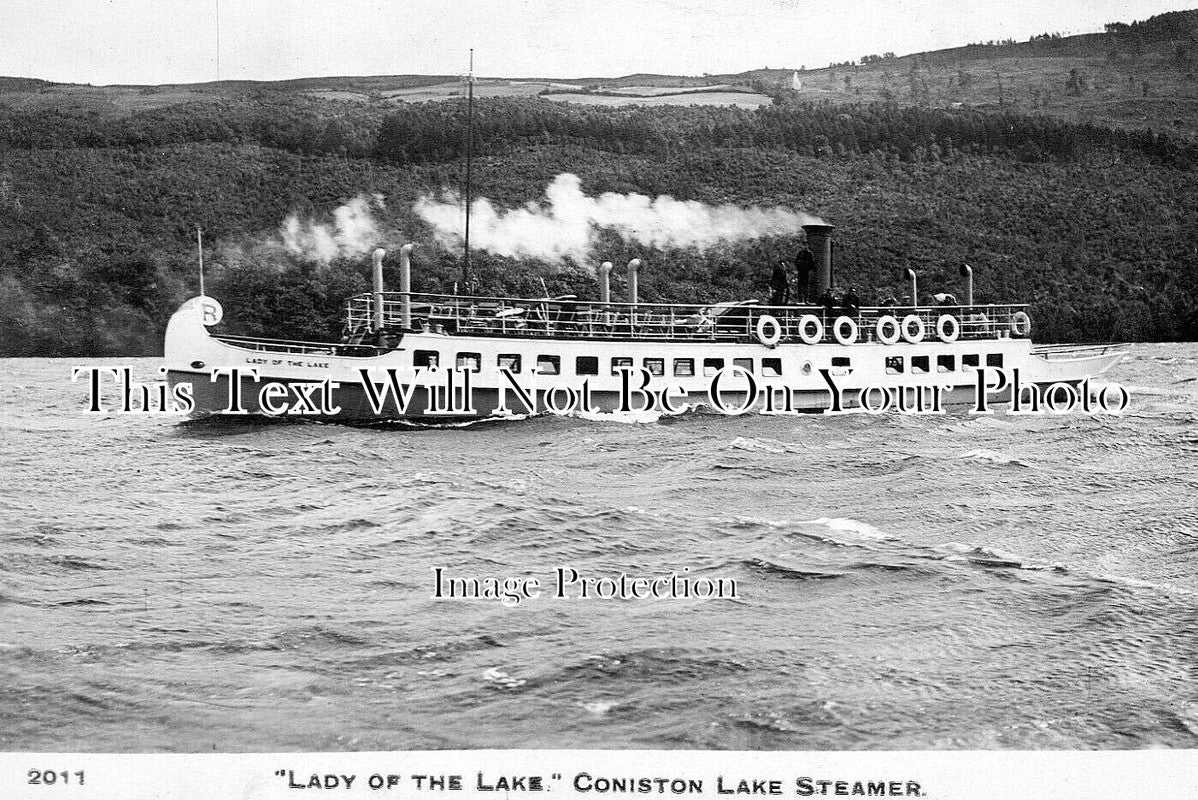 CU 2120 - Lady Of The Lake, Coniston Lake Steamer, Cumbria