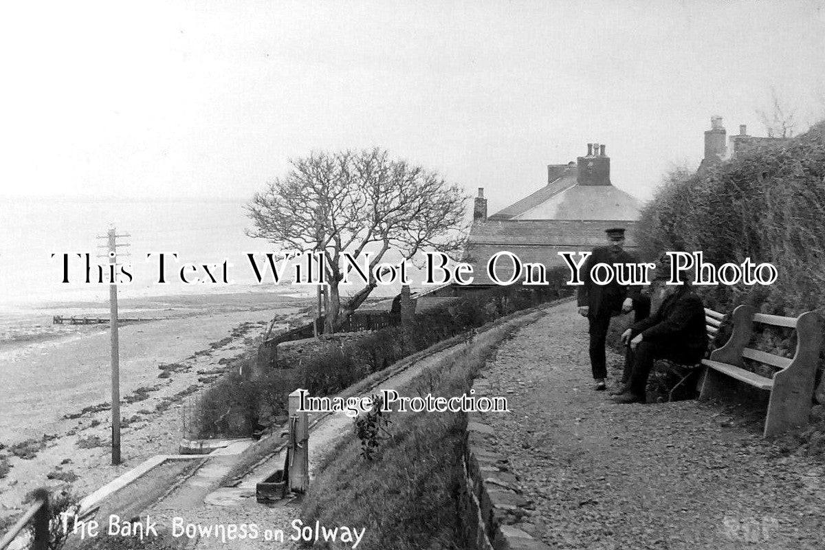 CU 2180 - The Bank, Bowness On Solway, Cumbria c1918