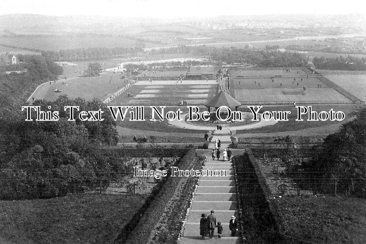 CU 2203 - From The Top Of War Memorial, Barrow Park, Cumbria