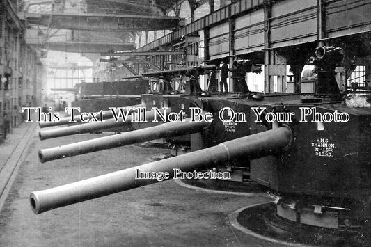 CU 2266 - HMS Shannon Guns, Vickers Maxim Works, Barrow, Cumbria