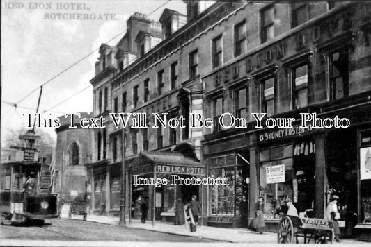 CU 238 - Red Lion Hotel, Botchergate, Carlisle, Cumbria, Cumberland c1904