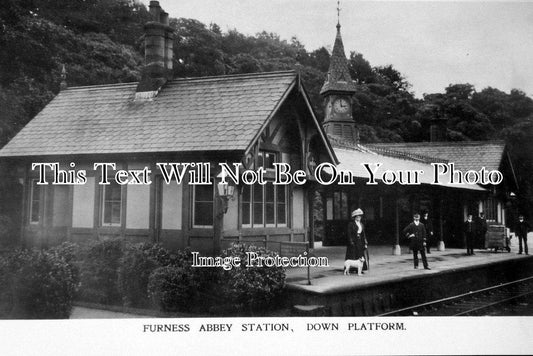 CU 244 - Furness Abbey Railway Station, Cumbria, Cumberland