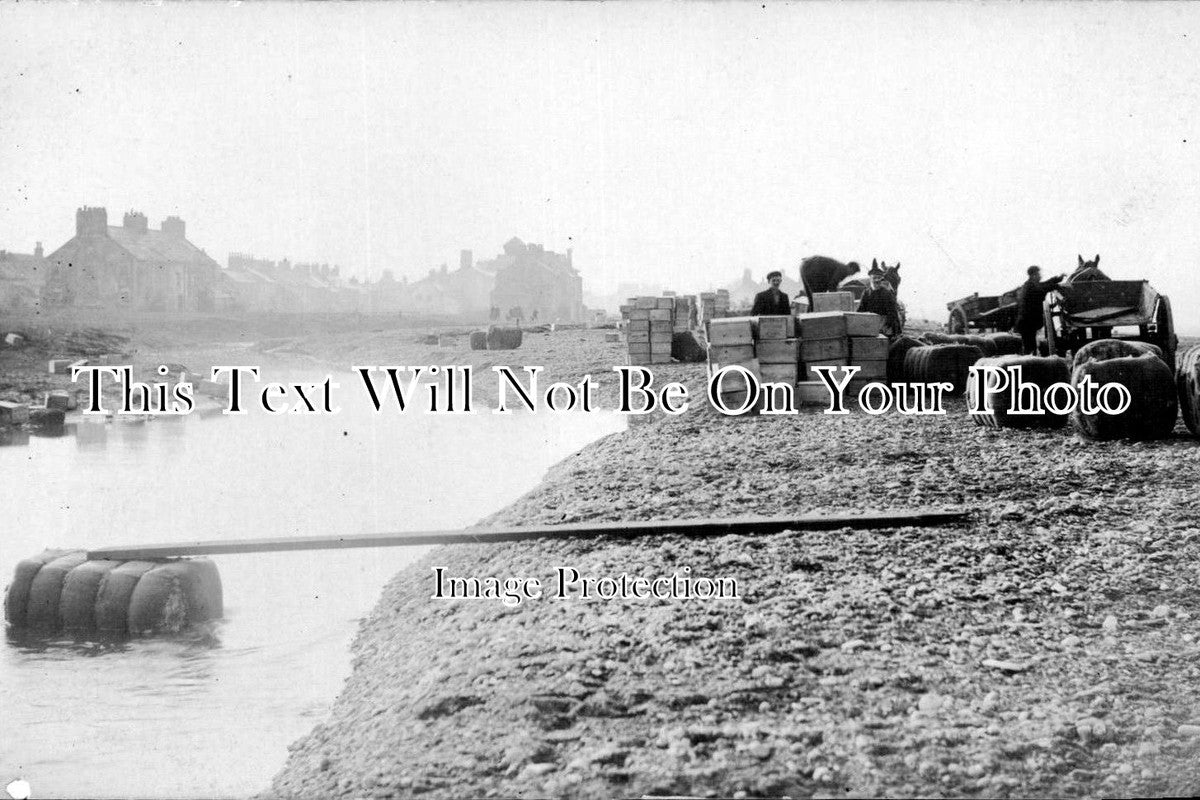 CU 25 - Allonby, Cargo Of Hougoumont Wreck, Cumbria c1908