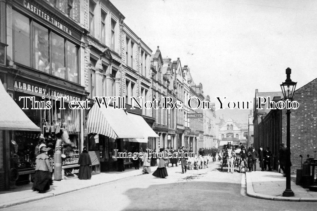 CU 250 - New Market Street, Ulverston, Cumbria, Cumberland c1905