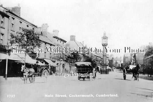 CU 251 - Main Street, Cockermouth, Cumbria, Cumberland