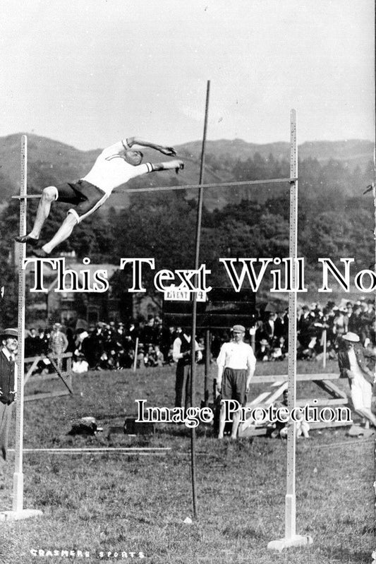 CU 253 - The Pole Vault, Grasmere Sports, Cumbria, Cumberland