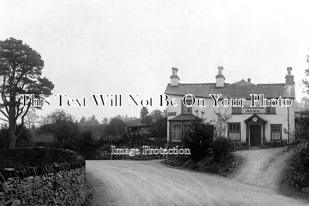 CU 287 - Tower Bank Arms, Sawrey, Cumbria, Cumberland c1920