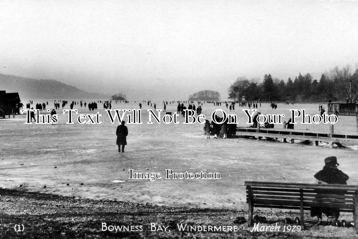 CU 29 - Bowness Bay, Lake Windermere, Cumbria 1929