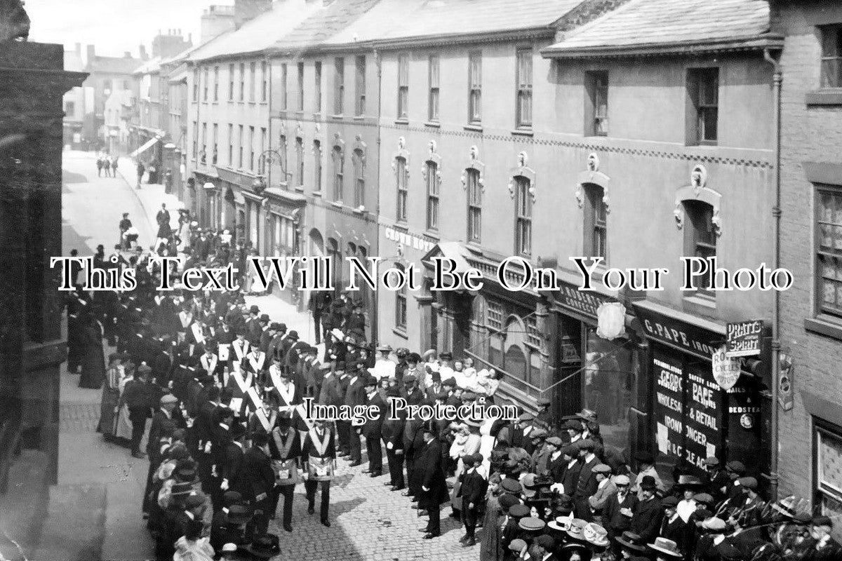 CU 292 - Masonic Parade, Wigton, Cumbria, Cumberland c1910