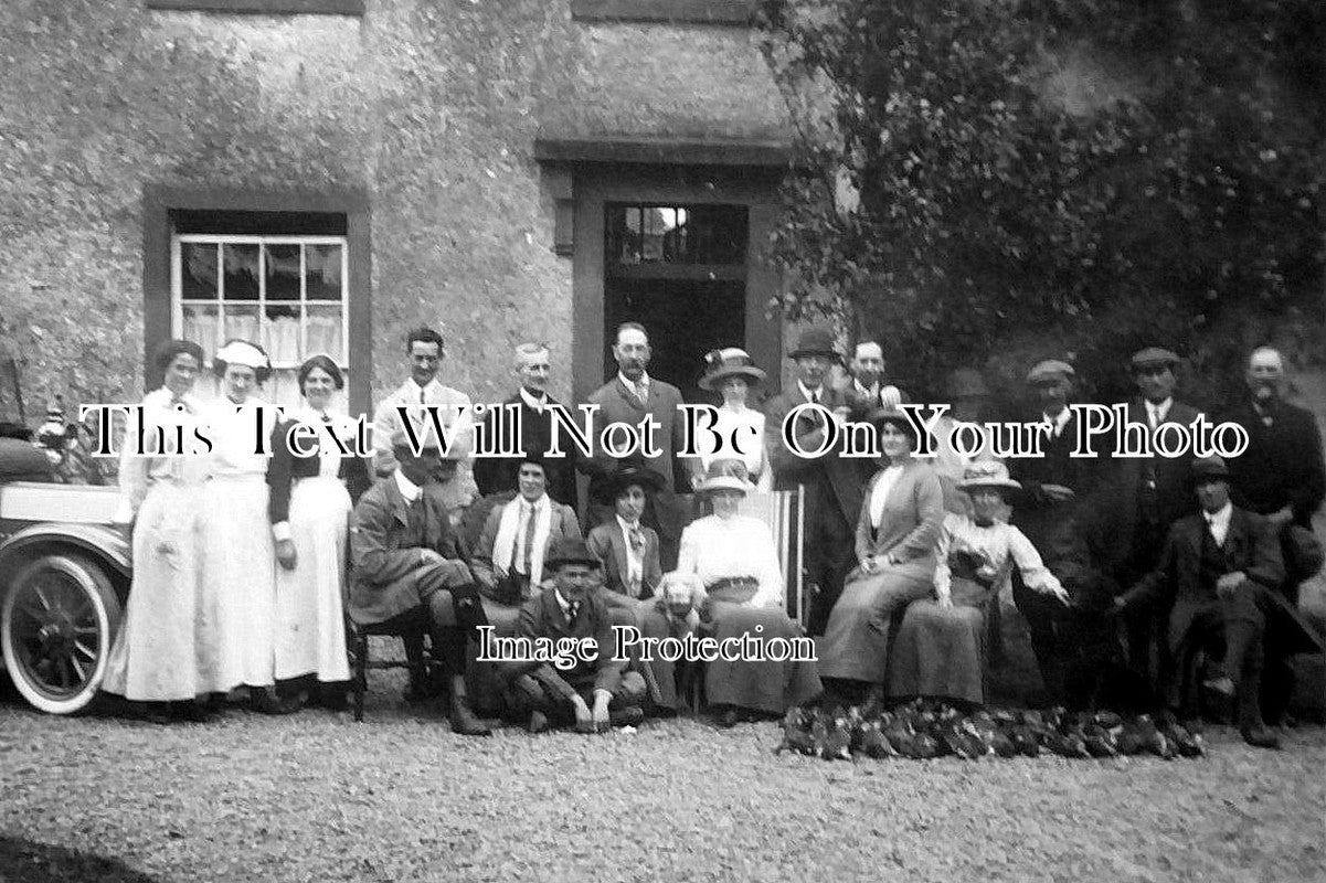 CU 329 - Hunting Party, Bowness On Solway Rectory, Cumbria, Cumberland