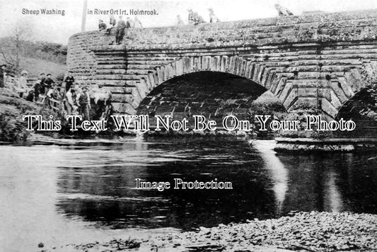 CU 331 - Sheep Washing, River Irt, Holmrook, Cumbria, Cumberland