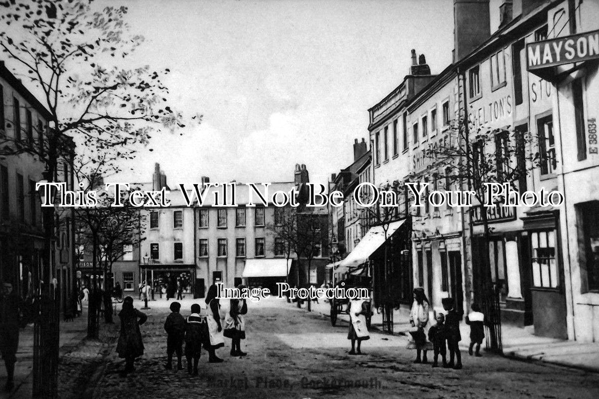 CU 34 - Market Place, Cockermouth, Cumbria, Cumberland c1910