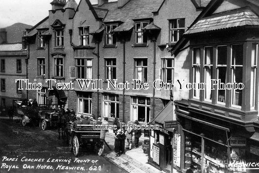 CU 350 - Royal Oak Hotel, Keswick, Cumbria, Cumberland