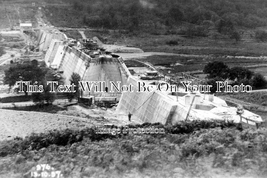 CU 376 - Haweswater Dam Under Construction, Mardale, Cumbria, Cumberland c1937