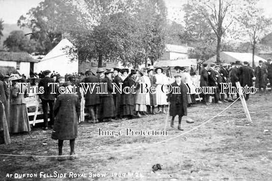 CU 381 - Dufton Fellside Royal Show, Cumbria, Cumberland c1909