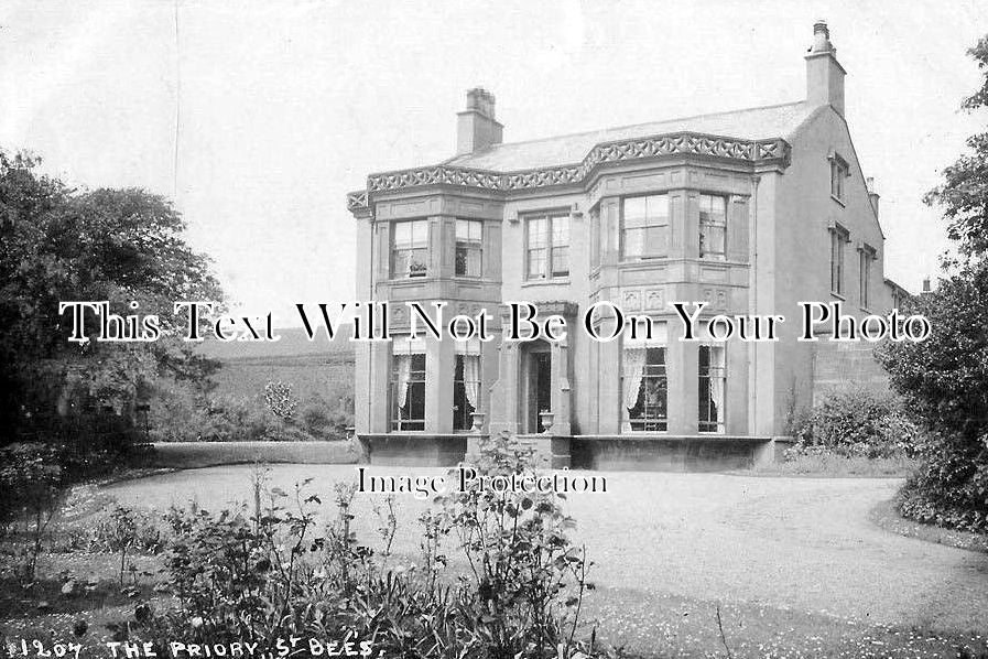 CU 403 - The Priory, St Bees, Cumbria, Cumberland c1904