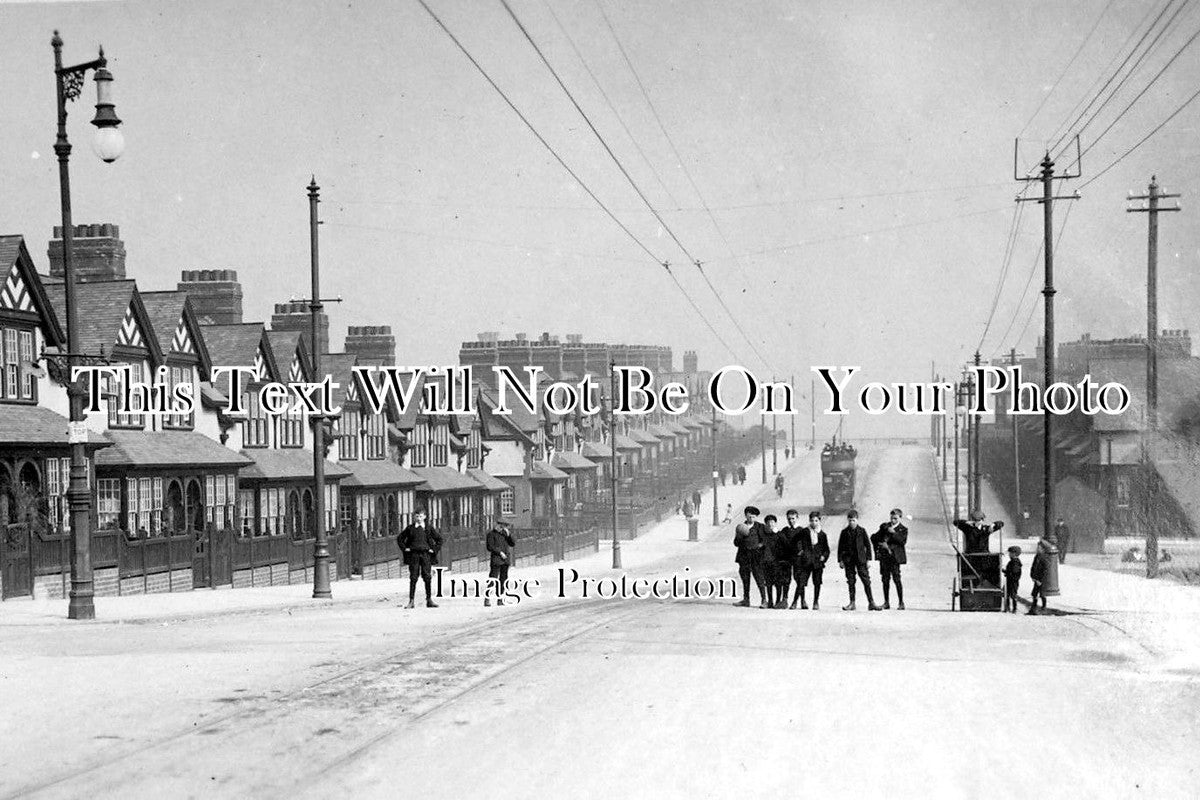 CU 443 - Ocean Road, Vickerstown, Walney Island, Cumberland, Cumbria c1905