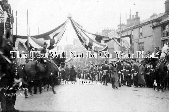 CU 448 - Royal Visit To Kendal, Cumbria 1906