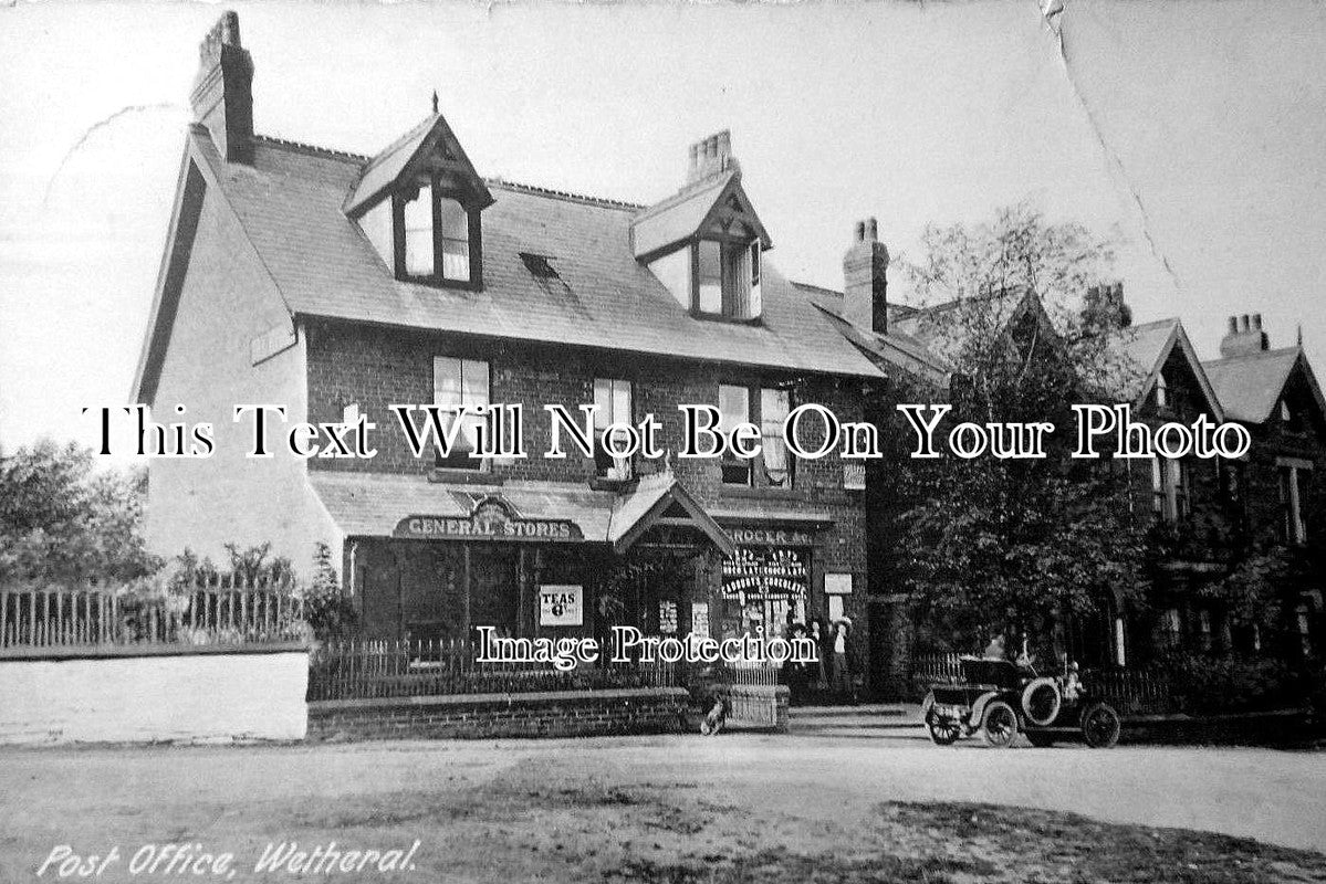 CU 46 - Post Office, Wetheral, Cumbria, Cumberland c1918