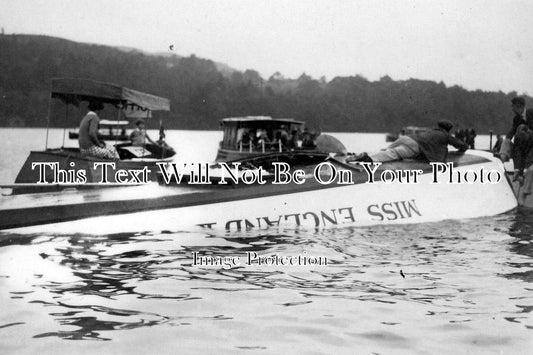 CU 474 - Miss England Disaster, Sir Henry Seagrave, Windermere, Lake District, Cumbria