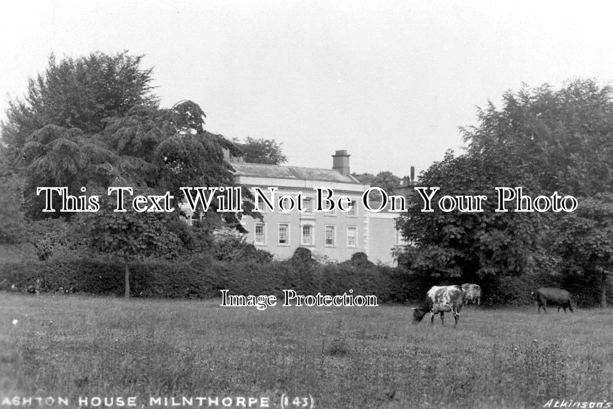 CU 486 - Ashton House, Milnthorpe, Cumberland, Cumbria c1920