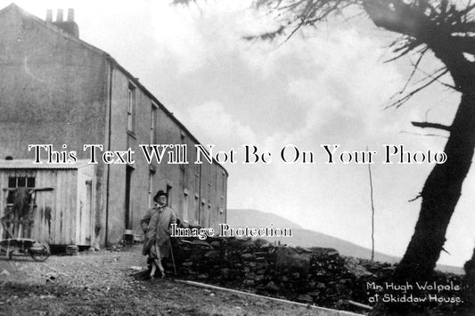 CU 490 - Hugh Walpole At Skiddaw House, Keswick, Cumberland, Cumbria c1920