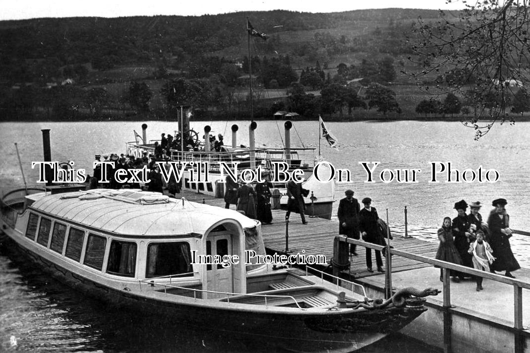 CU 5 - Gondola & Lady of the Lake Waterhead Pier, Coniston, Cumbria