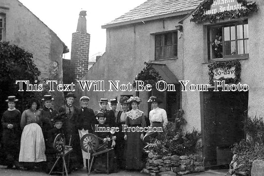 CU 534 - Buskin Linen Industry, Cumbria, Cumberland c1906