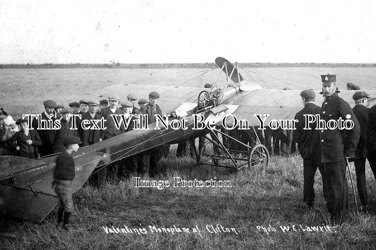 CU 546 - Valentines Monoplane, Clifton, Workington, Cumbria, Cumberland 1911